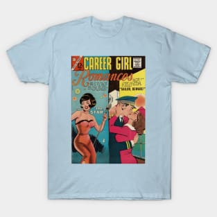 Vintage Romance Comic Book Cover - Career Girl Romances T-Shirt